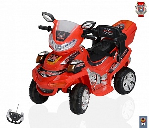 Электромотоцикл-квадрацикл В 021 на 4 колесах, красный (RT, 3239RT)